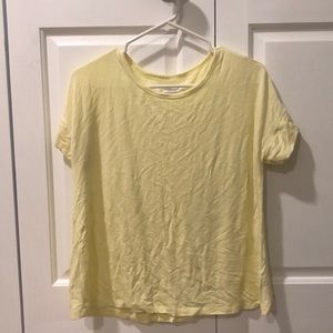 Yellow, soft short sleeve shirt